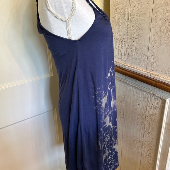 Soprano Deep Blue Dress with Delicate Straps - Picture 7 of 14